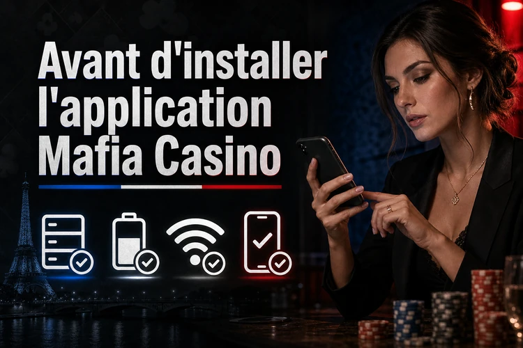Avant d'installer l'application Mafia Casino