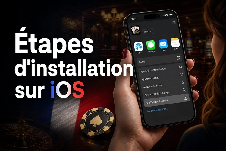 Étapes d'installation sur iOS