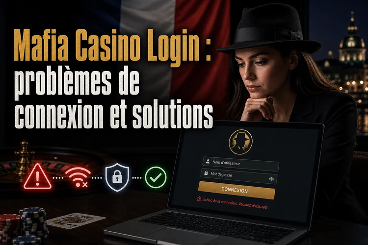 Mafia Casino Login : problèmes de connexion et solutions