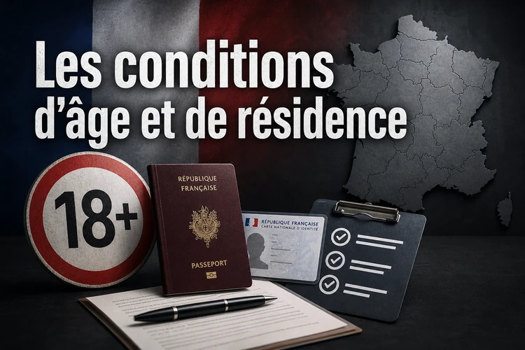 Les conditions d'âge et de résidence